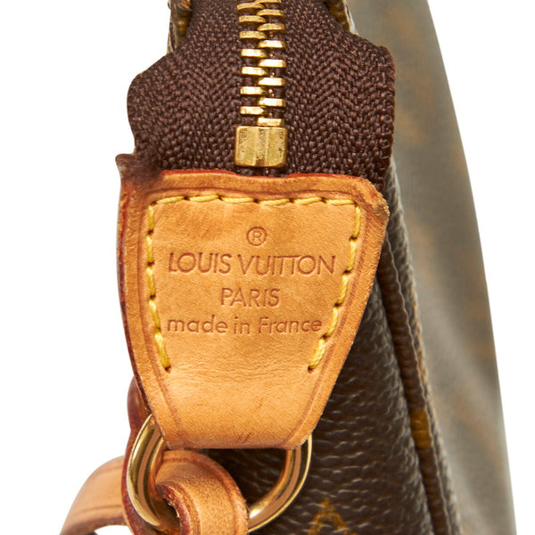 ルイ ヴィトン モノグラム アクセソワール M51980 ブラウン PVC レザー ポーチ レディース LOUIS VUITTON 中古