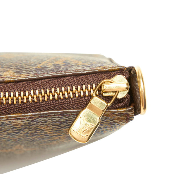 ルイ ヴィトン モノグラム アクセソワール M51980 ブラウン PVC レザー ポーチ レディース LOUIS VUITTON 中古