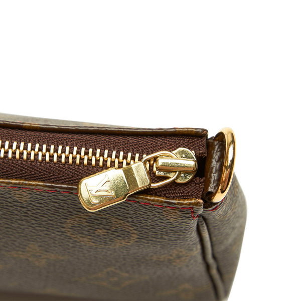 ルイ ヴィトン モノグラム チェリー ポシェット アクセソワール M95008 ブラウン PVC レザー ポーチ レディース LOUIS VUITTON 中古