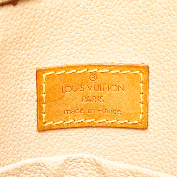 ルイ ヴィトン モノグラム サックプラ M51140 ブラウン PVC レザー ハンドバッグ レディース LOUIS VUITTON 中古
