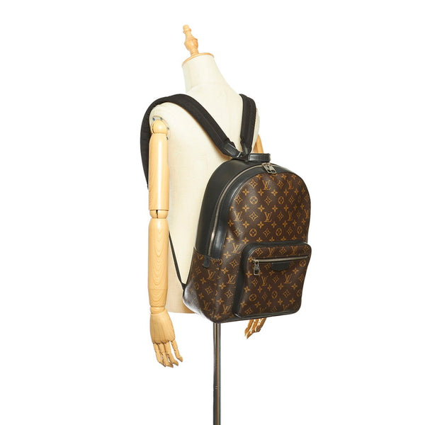 ルイ ヴィトン モノグラム ジョッシュ M41530 ブラウン PVC レザー リュック・デイパック レディース LOUIS VUITTON 中古