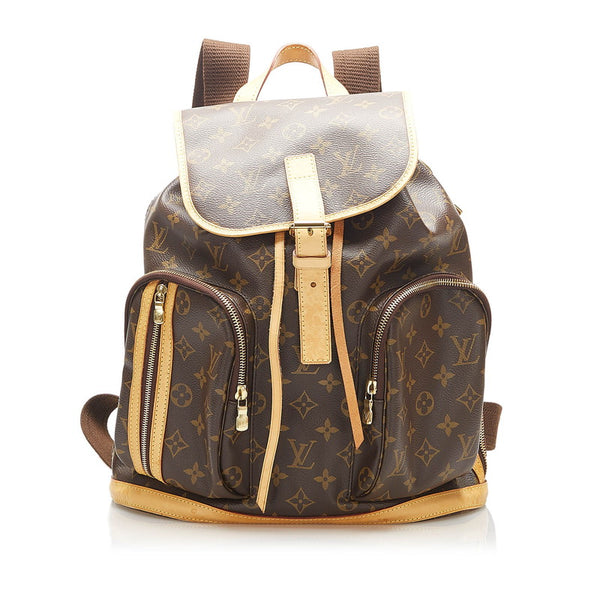 ルイ ヴィトン モノグラム サックアドボスフォール M40107 ブラウン PVC レザー リュック・デイパック レディース LOUIS VUITTON 中古