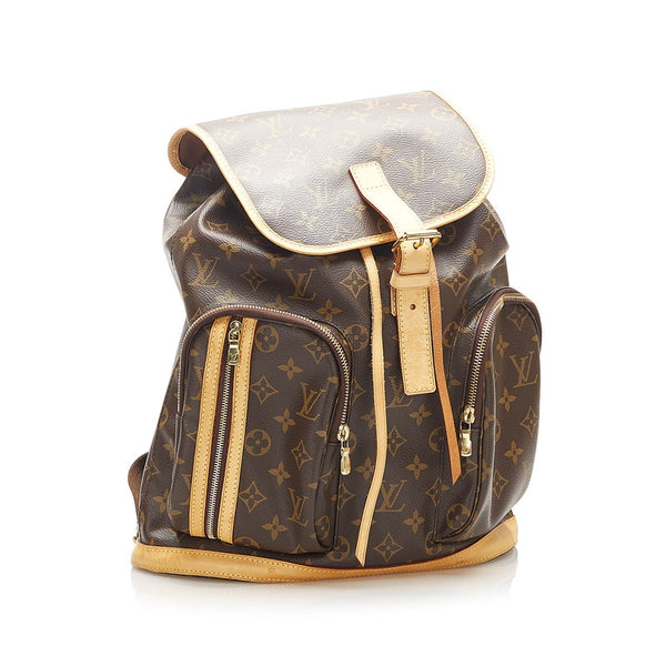 ルイ ヴィトン モノグラム サックアドボスフォール M40107 ブラウン PVC レザー リュック・デイパック レディース LOUIS VUITTON 中古