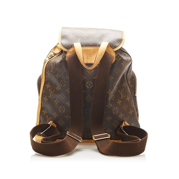 ルイ ヴィトン モノグラム サックアドボスフォール M40107 ブラウン PVC レザー リュック・デイパック レディース LOUIS VUITTON 中古