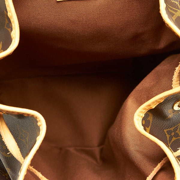 ルイ ヴィトン モノグラム サックアドボスフォール M40107 ブラウン PVC レザー リュック・デイパック レディース LOUIS VUITTON 中古