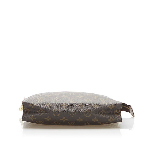 ルイ ヴィトン モノグラム ポシェットトワレ M47546 ブラウン PVC クラッチバッグ レディース LOUIS VUITTON 中古