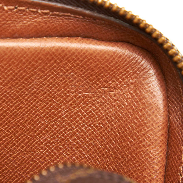 ルイ ヴィトン モノグラム マルリーバンド M51828 ブラウン PVC レザー ショルダーバッグ ユニセックス LOUIS VUITTON 中古