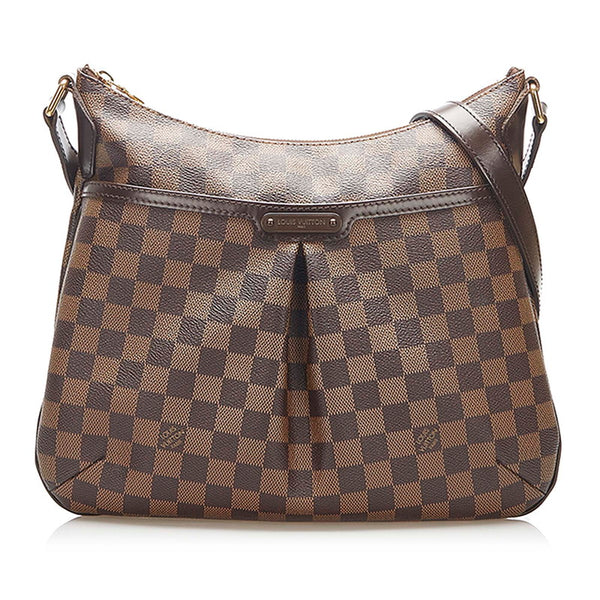 ルイ ヴィトン ダミエ ブルームズベリ ＰＭ N42251 ブラウン PVC レザー ショルダーバッグ レディース LOUIS VUITTON 中古