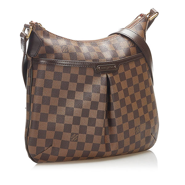ルイ ヴィトン ダミエ ブルームズベリ ＰＭ N42251 ブラウン PVC レザー ショルダーバッグ レディース LOUIS VUITTON 中古