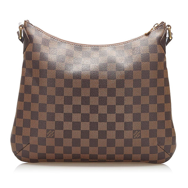 ルイ ヴィトン ダミエ ブルームズベリ ＰＭ N42251 ブラウン PVC レザー ショルダーバッグ レディース LOUIS VUITTON 中古