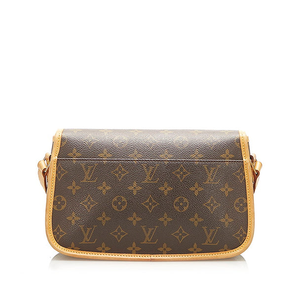 ルイ ヴィトン モノグラム ソローニュ M42250 ブラウン PVC レザー 斜め掛け ショルダーバッグ レディース LOUIS VUITTON 中古
