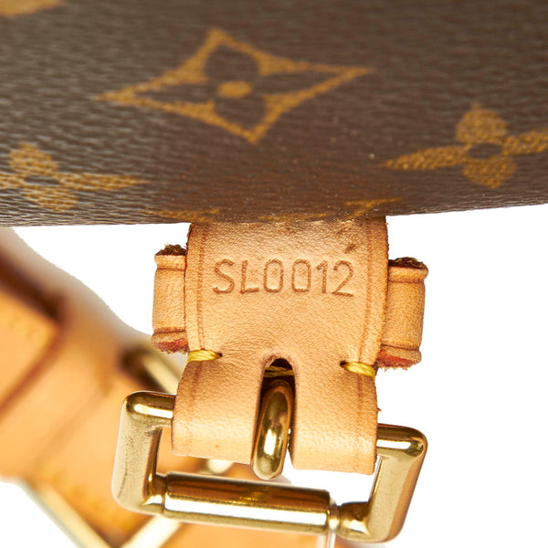 ルイ ヴィトン モノグラム ソローニュ M42250 ブラウン PVC レザー 斜め掛け ショルダーバッグ レディース LOUIS VUITTON 中古