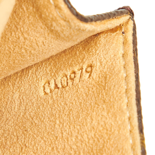 ルイ ヴィトン モノグラム ポシェットツインPM M51854 ブラウン PVC レザー ショルダーバッグ レディース LOUIS VUITTON 中古