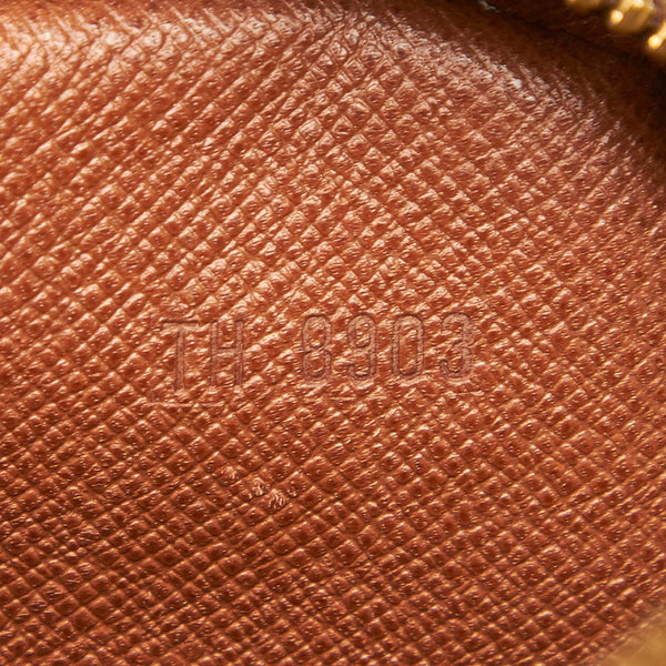 ルイ ヴィトン モノグラム マルリーバンドリエール M51828 ブラウン PVC レザー ショルダーバッグ レディース LOUIS VUITTON 中古