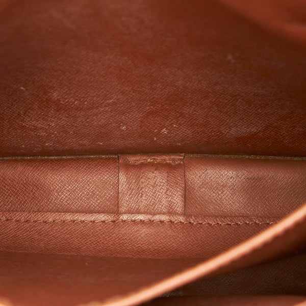 ルイ ヴィトン モノグラム カルトシエール 22 M51253 ブラウン PVC レザー ショルダーバッグ レディース LOUIS VUITTON 中古