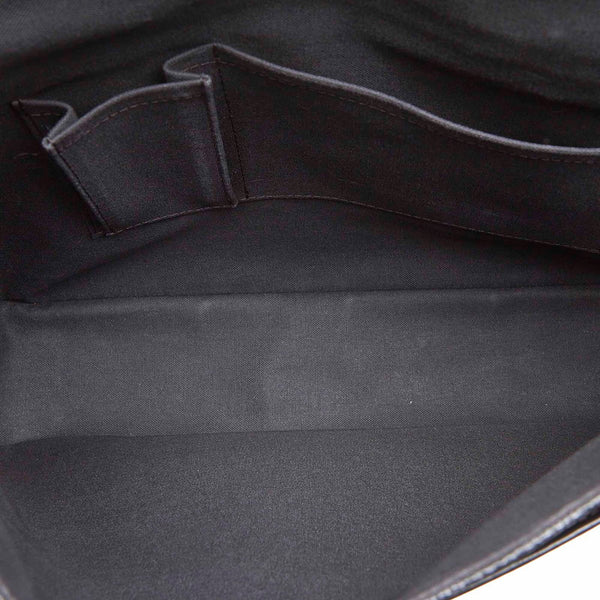 ルイ ヴィトン ダミエグラフィット ダニエルMM N58029  ブラック PVC ショルダーバッグ メンズ LOUIS VUITTON 中古