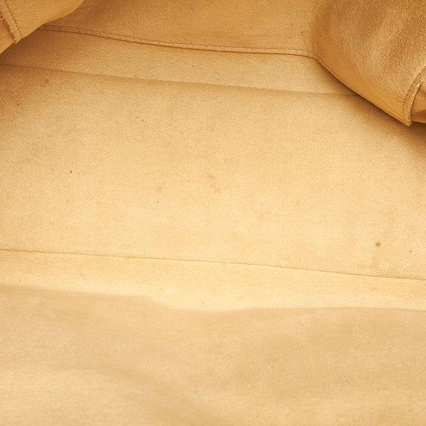 ルイ ヴィトン モノグラム マンハッタンGM M40025 ブラウン PVC レザー ハンドバッグ レディース LOUIS VUITTON 中古