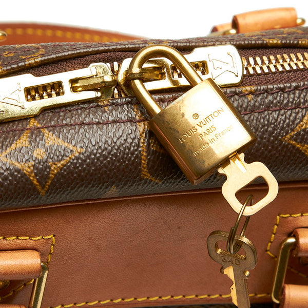 ルイ ヴィトン モノグラム エクスカーション M41450 ブラウン PVC レザー ハンドバッグ レディース LOUIS VUITTON 中古