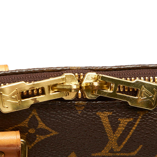 ルイ ヴィトン モノグラム アルマ M51130 ブラウン PVC レザー ハンドバッグ レディース LOUIS VUITTON 中古