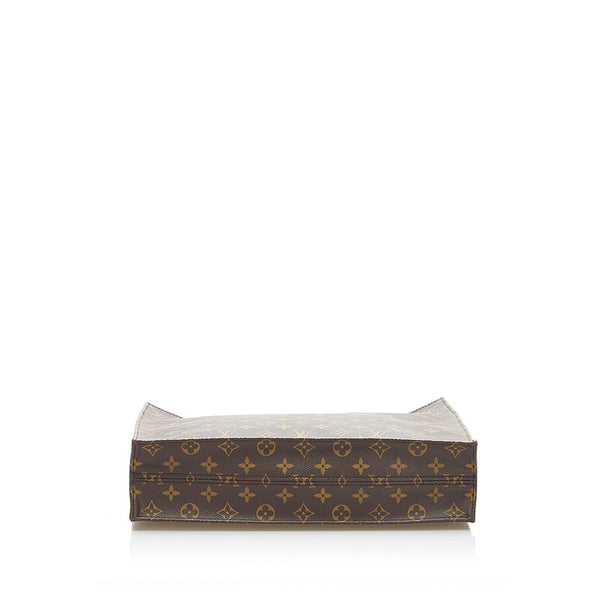 ルイ ヴィトン モノグラム サックプラ M51140 ブラウン PVC レザー ハンドバッグ レディース LOUIS VUITTON 中古