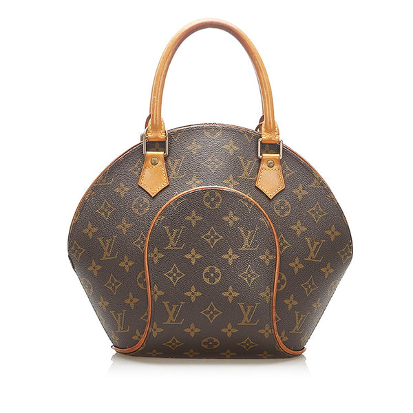 ルイ ヴィトン モノグラム エリプス PM M51127 ブラウン PVC レザー ハンドバッグ レディース LOUIS VUITTON 中古