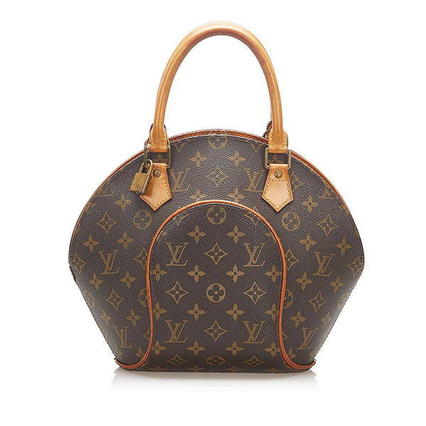 ルイ ヴィトン モノグラム エリプス PM M51127 ブラウン PVC レザー ハンドバッグ レディース LOUIS VUITTON 中古