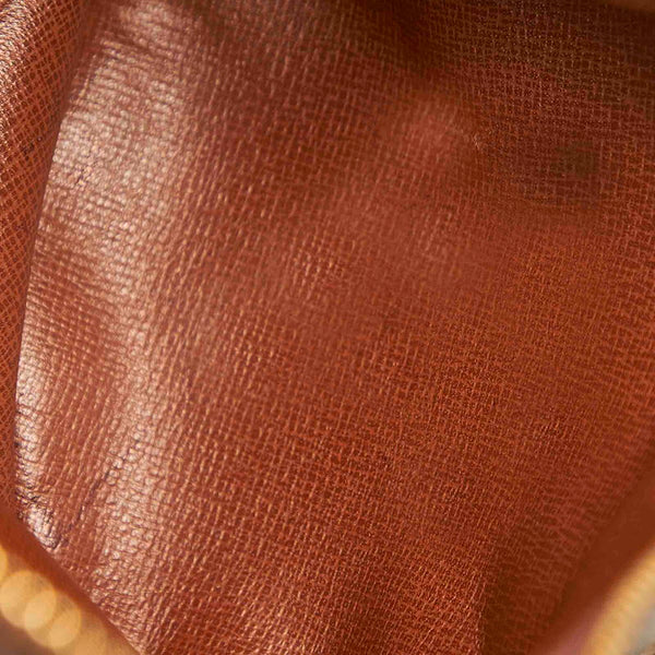 ルイ ヴィトン モノグラム パピヨン M51386  ブラウン PVC レザー ハンドバッグ レディース LOUIS VUITTON 中古