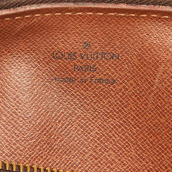 ルイ ヴィトン モノグラム パピヨン M51386  ブラウン PVC レザー ハンドバッグ レディース LOUIS VUITTON 中古