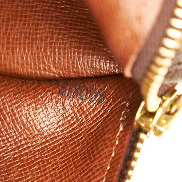 ルイ ヴィトン モノグラム パピヨン30 M51385 ブラウン PVC レザー ハンドバッグ レディース LOUIS VUITTON 中古