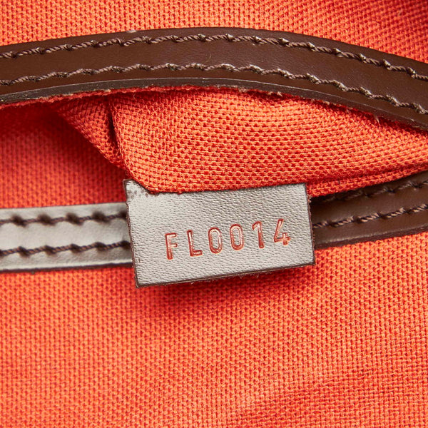 ルイ ヴィトン ダミエ アルマ N51131 ブラウン PVC レザー ハンドバッグ レディース LOUIS VUITTON 中古