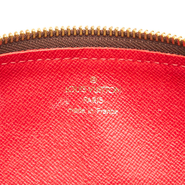 ルイ ヴィトン ダミエ パピヨン N51303 ブラウン PVC レザー 肩掛け ショルダーバッグ レディース LOUIS VUITTON 中古
