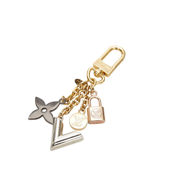 ルイ ヴィトン カレイドV M67377 ゴールド メッキ キーホルダー レディース LOUIS VUITTON 【中古】