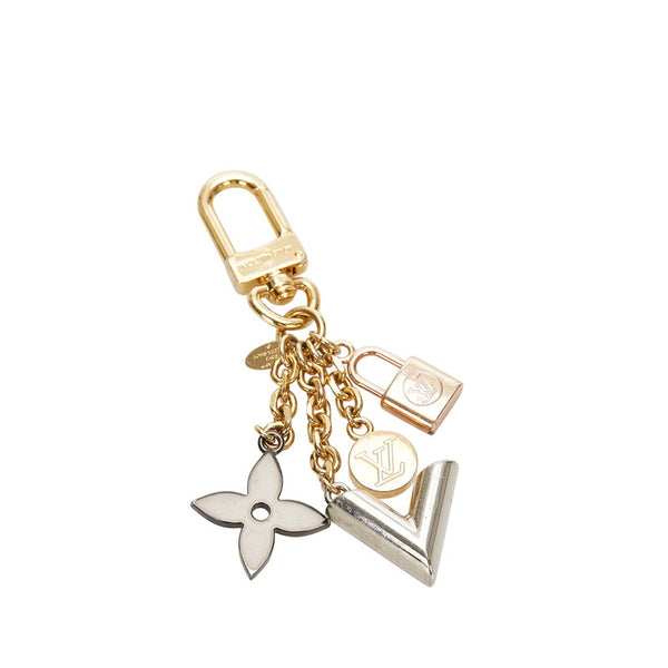 ルイ ヴィトン カレイドV M67377 ゴールド メッキ キーホルダー レディース LOUIS VUITTON 【中古】