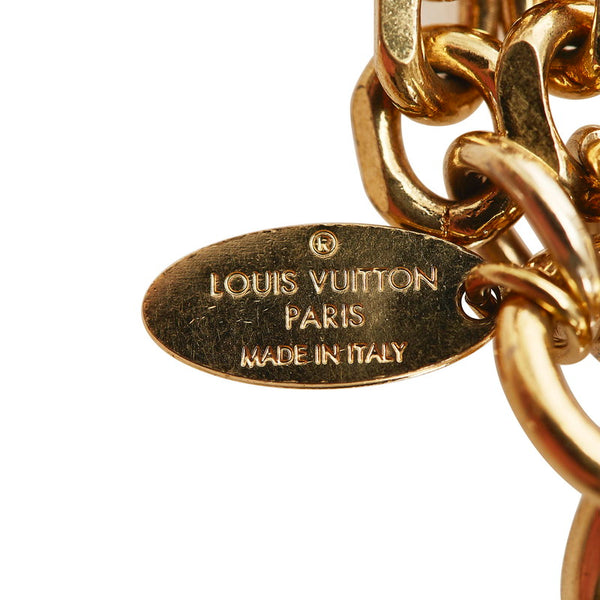 ルイ ヴィトン カレイドV M67377 ゴールド メッキ キーホルダー レディース LOUIS VUITTON 【中古】