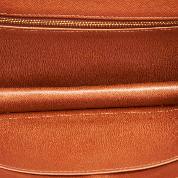 ルイ ヴィトン モノグラム ポシェットダム M51810 ブラウン PVC レザー セカンドバッグ レディース LOUIS VUITTON 中古