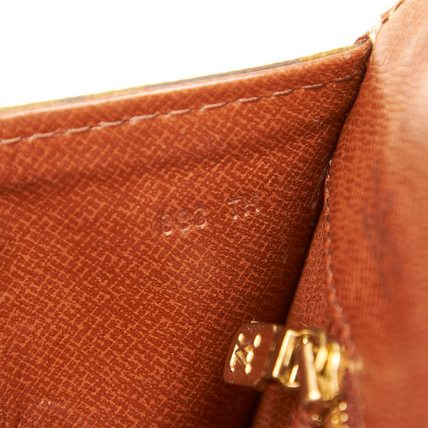 ルイ ヴィトン モノグラム ポシェットダム M51810 ブラウン PVC レザー セカンドバッグ レディース LOUIS VUITTON 中古