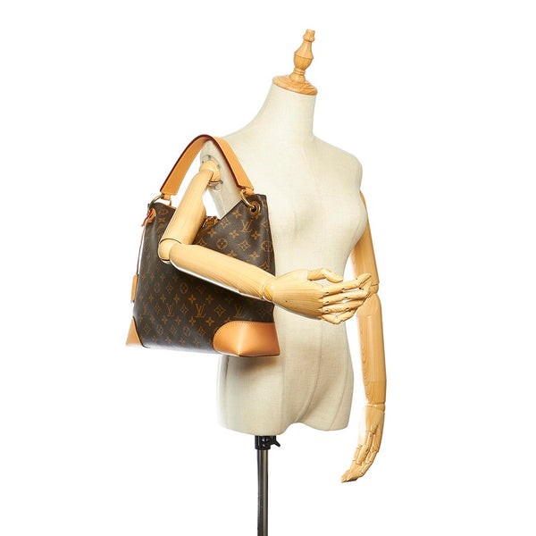 ルイ ヴィトン モノグラム ベリー PM M41623 ブラウン PVC レザー ショルダーバッグ レディース LOUIS VUITTON 中古