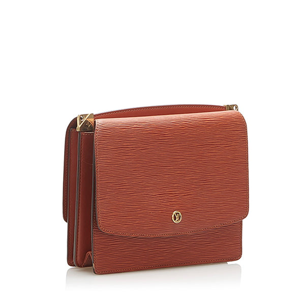 ルイ ヴィトン エピ グルネル M52363 ブラウン レザー ショルダーバッグ レディース LOUIS VUITTON 中古