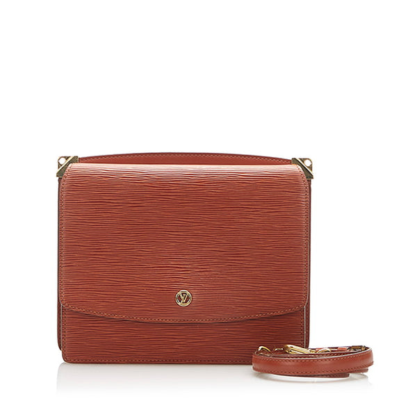ルイ ヴィトン エピ グルネル M52363 ブラウン レザー ショルダーバッグ レディース LOUIS VUITTON 中古