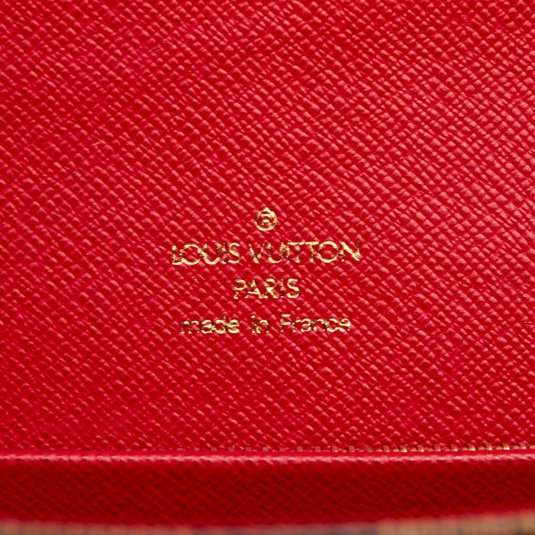 ルイ ヴィトン ダミエ トライベッカ ロン N51160 ブラウン PVC レザー ショルダーバッグ レディース LOUIS VUITTON 中古