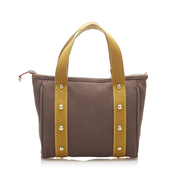 ルイ ヴィトン アンティグア カバ M40086  ブラウン キャンバス トートバッグ レディース LOUIS VUITTON 中古