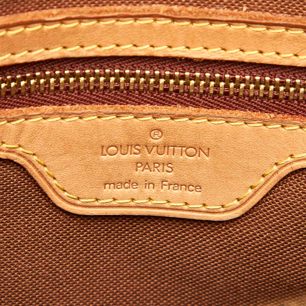 ルイ ヴィトン モノグラム カバスピアノ M51148 ブラウン PVC レザー トートバッグ レディース LOUIS VUITTON 中古