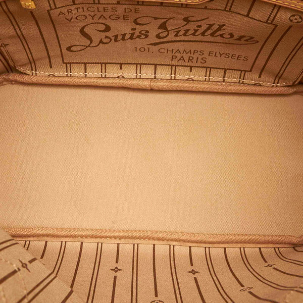 ルイ ヴィトン モノグラム ネヴァーフルPM M41000 ブラウン PVC レザー トートバッグ レディース LOUIS VUITTON 中古