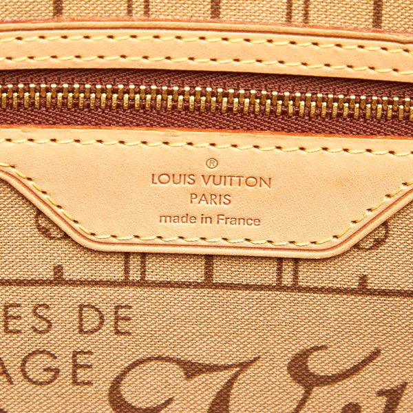 ルイ ヴィトン モノグラム ネヴァーフルPM M41000 ブラウン PVC レザー トートバッグ レディース LOUIS VUITTON 中古