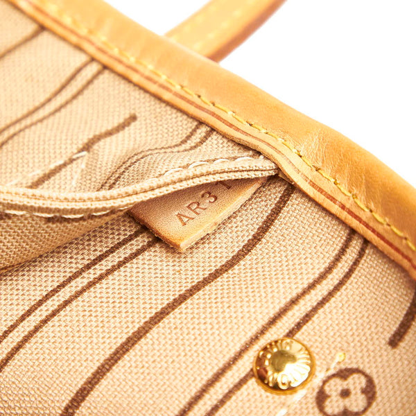 ルイ ヴィトン モノグラム ネヴァーフルPM M41000 ブラウン PVC レザー トートバッグ レディース LOUIS VUITTON 中古