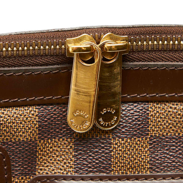 ルイ ヴィトン ダミエ バークレー N52000 ブラウン PVC レザー トートバッグ レディース LOUIS VUITTON 中古