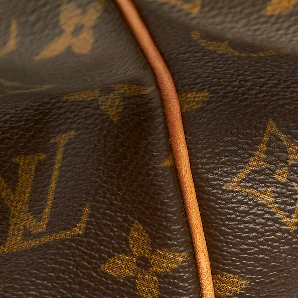 ルイ ヴィトン モノグラム キーポル 50 M41426 ブラウン PVC レザー ボストンバッグ レディース LOUIS VUITTON 中古