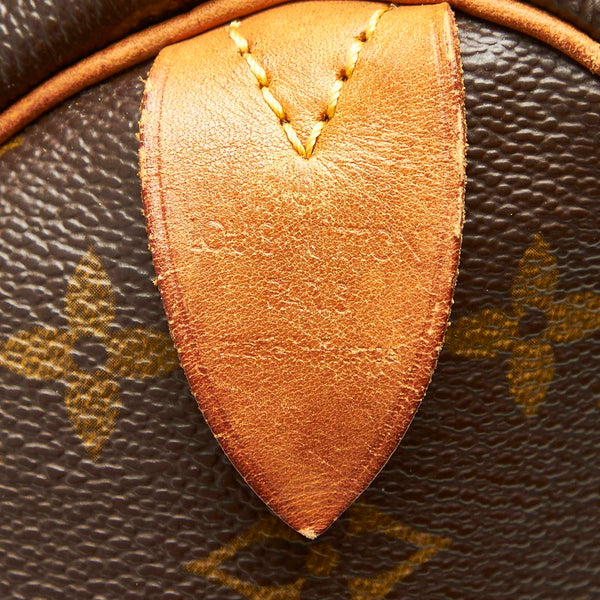 ルイ ヴィトン モノグラム キーポル 45 M41428 ブラウン PVC レザー ボストンバッグ レディース LOUIS VUITTON 中古