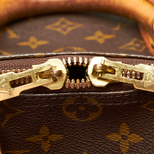 ルイ ヴィトン モノグラム キーポル 45 M41428 ブラウン PVC レザー ボストンバッグ レディース LOUIS VUITTON 中古