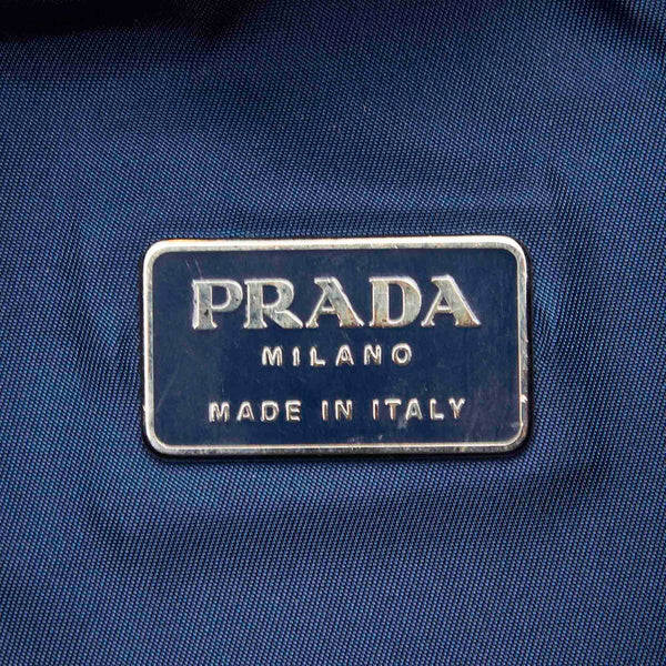 プラダ V152 ネイビー ナイロン リュック バックパック メンズ PRADA 中古